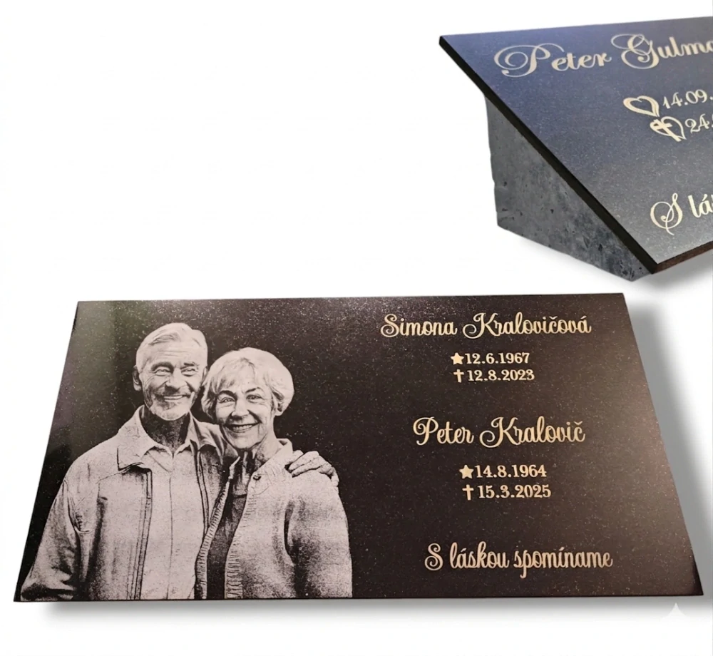 Doplnková žulová tabuľa Veľká 60x30x1cm (AKCIA -33%)