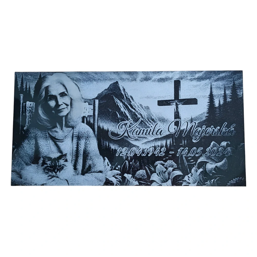 Doplnkový žulový pomník Albert CELOOBRAZ 60x30cm