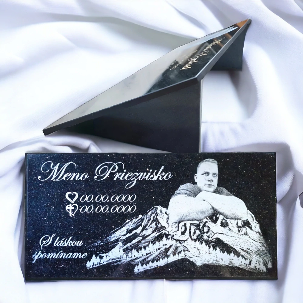 Doplnková žulová tabuľa Veľká 60x30x1cm (AKCIA -33%)